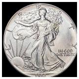 1987 1 oz Silver American Eagle $1 GEM BU