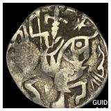 India Rajput 700-1000  Silver Jital NEARLY UNCIRC