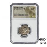 Roman Valerian I, AD 253-260 BI Dbl-Denarius NGC