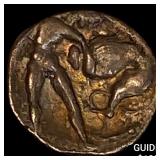 409 Calabria, Tarentum 380-334 BC Silver Diobol  C