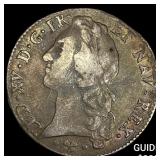 Colonial France Silver Ecu  NEARLY UNCIRCULATED