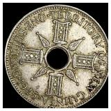 1945 New Guinea Silver 1 Shilling  UNCIRCULATED