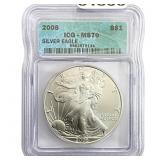 2006 Silver Eagle ICG MS70