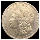 1884-S Silver Morgan Dollar CLOSELY  UNCIRCULATED