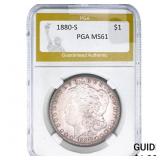 1888-S Morgan Silver Dollar PGA MS61
