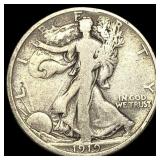 1919-D Silver Walking Liberty Half Dollar  LIGHTL