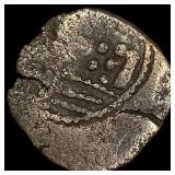Partihara Empire 750-980 AD Silver Dracham NEARLY