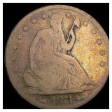 1874-S Arrows Seated Liberty Half Dollar  LIGHTLY