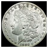 1880-CC Silver Morgan Dollar LIGHTLY  CIRCULATED