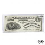 1846-1901 $1 Wisconsin K.S. Co Note