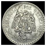 1922 Mexico Silver 1 Peso  UNCIRCULATED