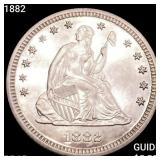 1882 Seated Liberty Quarter GEM PROOF