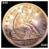 1840 Seated Liberty Dollar GEM PROOF