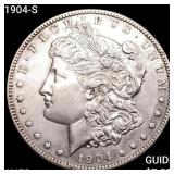 1904-S Morgan Silver Dollar CHOICE AU