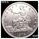 1878-S Silver Trade Dollar CHOICE BU