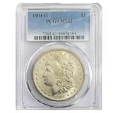 1904-O Morgan Silver Dollar PCGS MS63