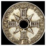 1945 New Guinea Silver 1 Shilling  UNCIRCULATED