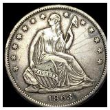 1863-S Silver Half Dollar HIGH GRADE