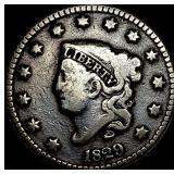 1829 Coronet Head Large Cent NICELY  CIRCULATED