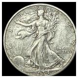 1934-S Walking Liberty Half Dollar NEARLY  UNCIRC