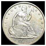 1850-O Silver Half Dollar CLOSELY  UNCIRCULATED