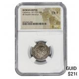 Roman Gallienus, AD 253-268 BI Dbl-Denarius NGC