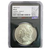1883-CC Morgan Silver Dollar NGC MS62