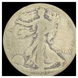 1921-D Walking Liberty Half Dollar NICELY  CIRCUL