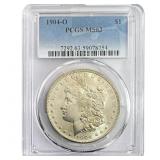 1904-O Morgan Silver Dollar PCGS MS63