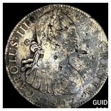 Colonial Spain Silver 8 Reales Chopmarks NEARLY U