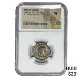 Roman Gallienus, AD 253-268 BI Dbl-Denarius NGC