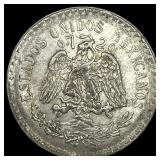 1923 Mexico Silver 1 Peso  UNCIRCULATED