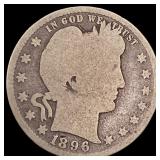 1896-S Silver Barber Half Dollar NICELY  CIRCULAT