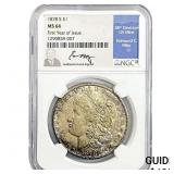 1878-S Morgan Silver Dollar NGC MS64 First Year of