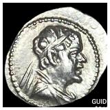 Bactria Eucratides I 170-145 Silver Obol CHOICE A