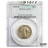 1929-D Standing Liberty Quarter PCGS AU53