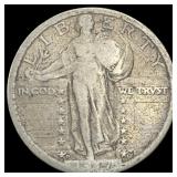 1927-D Silver Standing Liberty Quarter  LIGHTLY C