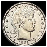 1895 Silver Barber Quarter UNCIRCULATED