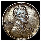 1911-D Lincoln Wheat Cent CHOICE AU