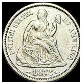 1873 Seated Liberty Dime ABOUT UNCIRCULATED