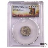 Roman Faustina Sr.,AD 138-140/1 AR Denarius PNC C