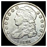 1833 Capped Bust Dime NEARLY UNCIRCULATED