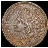 1864 Bronze Indian Head Cent CLOSELY  UNCIRCULATE