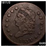 1811/0 Classic Head Large Cent HIGH GRADE