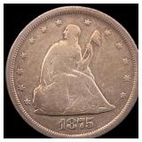 1875-S Silver Twenty Cents LIGHTLY CIRCULATED