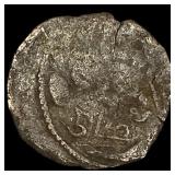 Partihara Empire 750-980 AD Silver Dracham NEARLY
