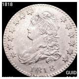 1818 Capped Bust Quarter CLOSELY UNCIRCULATED