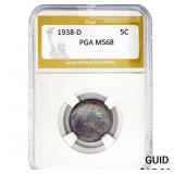 1938-D Buffalo Nickel PGA MS68