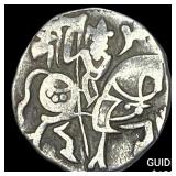 India Rajput 700-1000  Silver Jital NEARLY UNCIRC