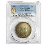 1951 Booker T Half Dollar PCGS MS66